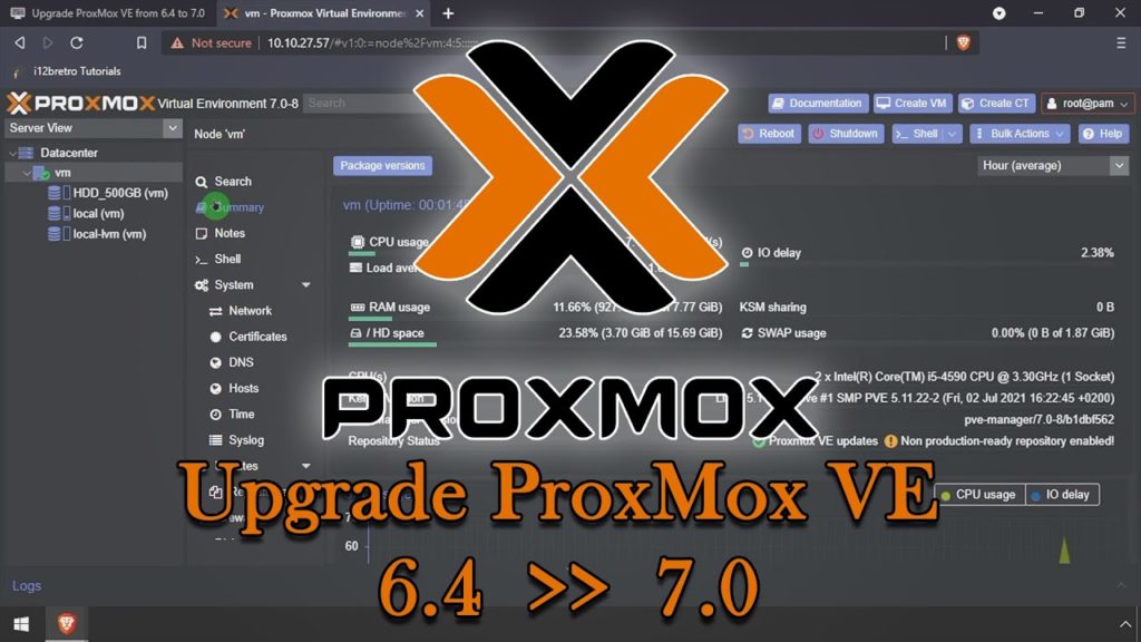 Atualizar Proxmox